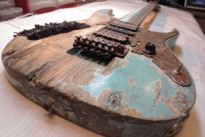 Ibanez Custom JEM Tribute Russian Edition 30th Anniversary Extra Hard Relic – Изготовление гитар на заказ